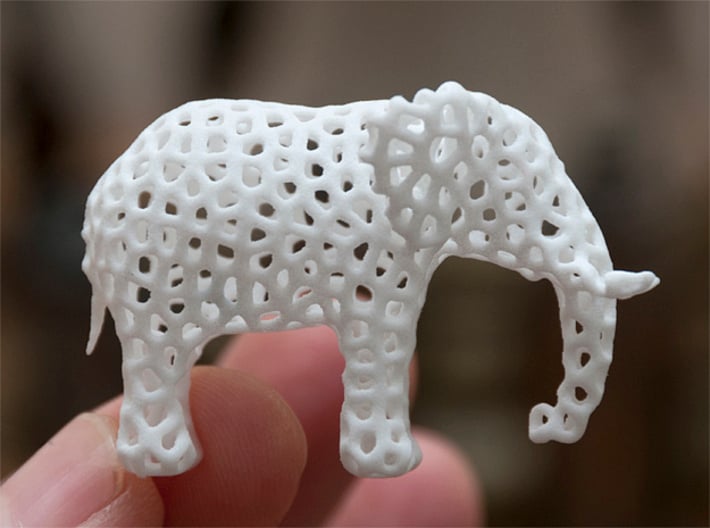 The Osseous Elephant 3d printed