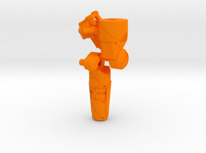 PRHI Solid Arm Complete Kit - Right with Grip Hand 3d printed 