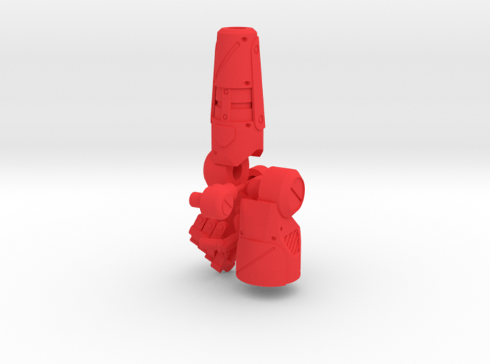 PRHI Solid Arm Complete Kit - Left with Grip Hand 3d printed 