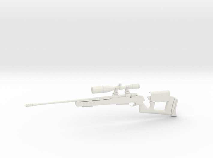 1:12 Miniature GOL Magnum Sniper Rifle - Battlefie 3d printed