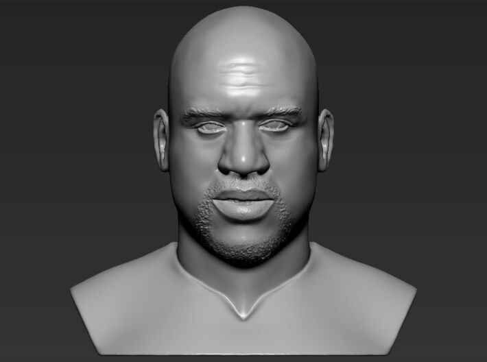 Shaq ONeal bust 3d printed
