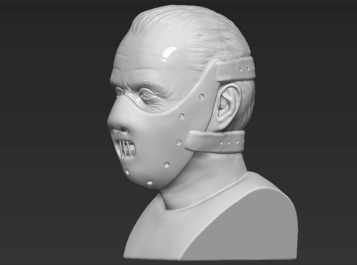 Hannibal Lecter bust 3d printed 