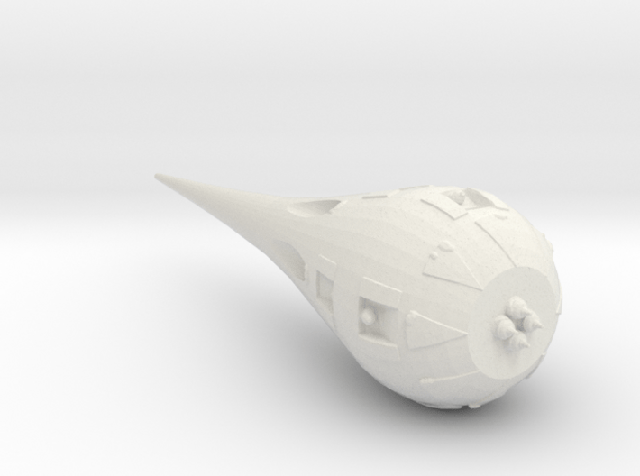 Galactic Patrol Crusier with Open Gunports 3d printed 