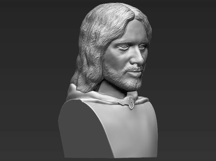 Aragorn from the Lord of the Rings bust 3d printed 