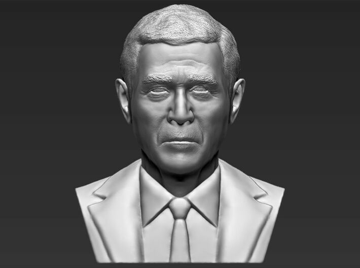 President George W. Bush bust 3d printed