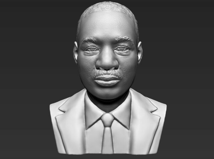 Martin Luther King bust 3d printed
