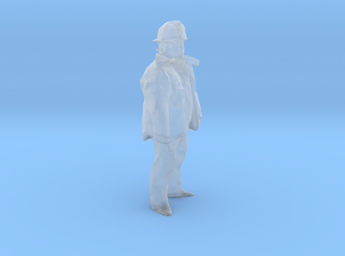 S Scale Fireman 3d printed This is a render not a picture