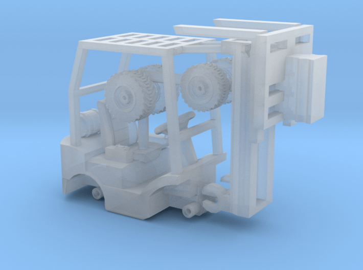 1-87 Scale Mini Forklift 3d printed 