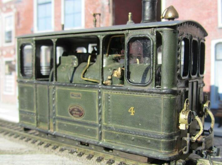 Gooische Stoomtram 18 'Leeghwater' in 1:45 3d printed Painted with some modifications
