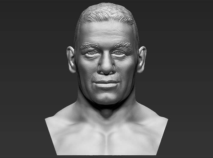 John Cena bust 3d printed