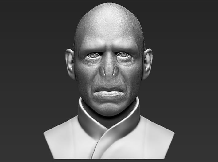 Lord Voldemort from Harry Potter bust 3d printed