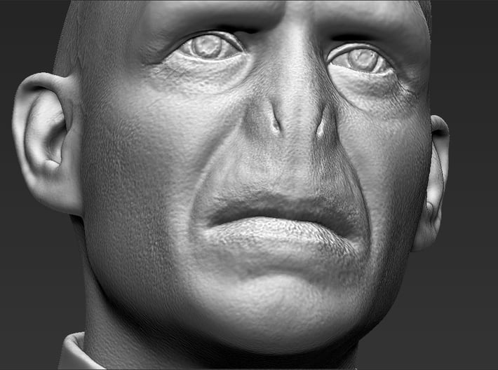 Lord Voldemort from Harry Potter bust 3d printed 