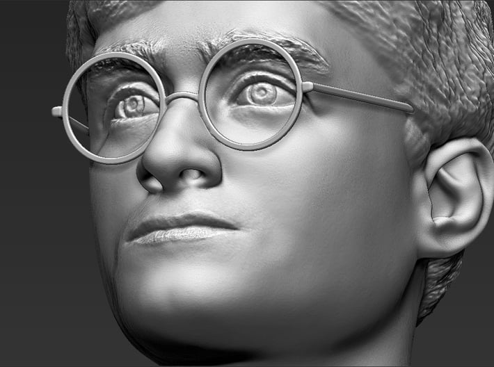 Harry Potter bust 3d printed 