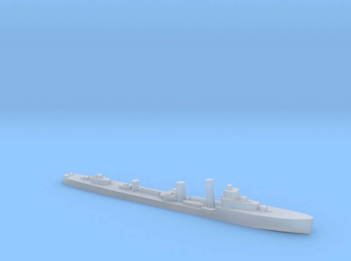 HMS Walpole destroyer-SR escort 1:2400 WW2 3d printed