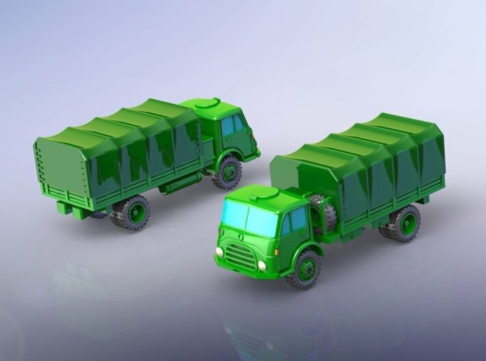 Steyr 680 4x4 Truck 1/120 TT 3d printed Set contains one model!
