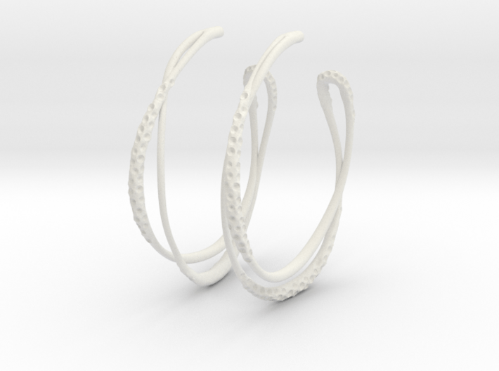 Cosplay Looped Hoop Earrings (no post) 3d printed 