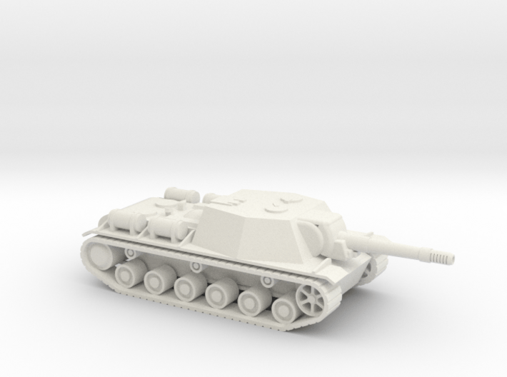SU-152 1/87 scale Russian Tank Destroyer 3d printed
