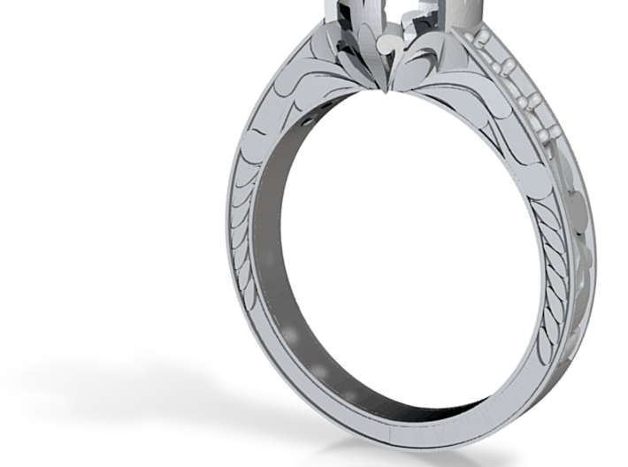 Cut Out Ring With Designs 3d printed 