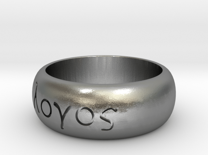 LOGOS Ring Size 10 3d printed 