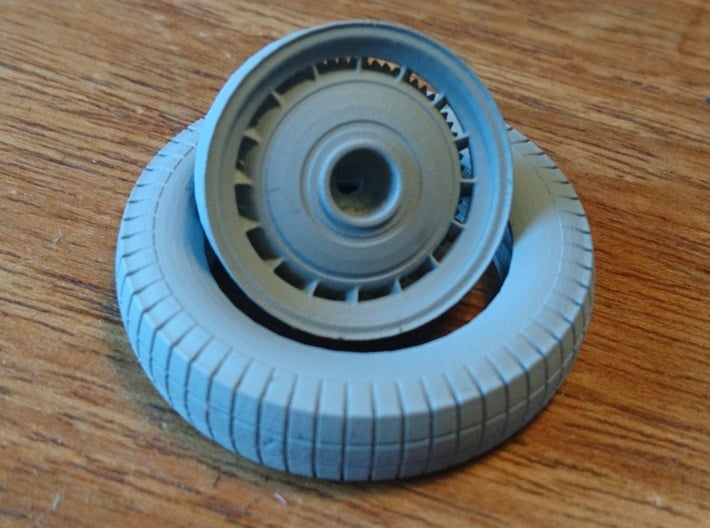 T46 Wheel 3d printed Tires available Separately.