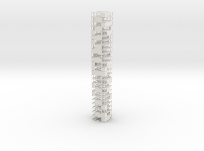 M100_Cubic Reduction Tower  3d printed 