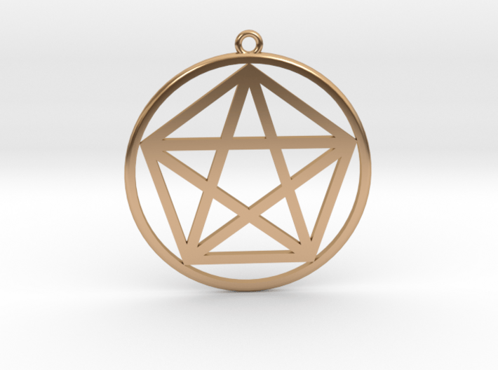 Pentagram 3d printed 