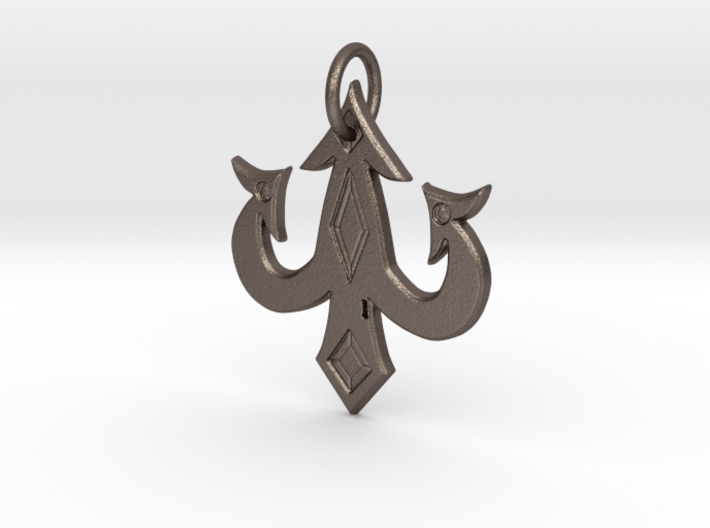 luck charm keychain 3d printed