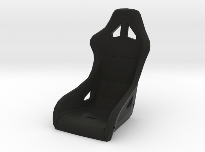1/6 scale racing seat &amp; mounts 3d printed