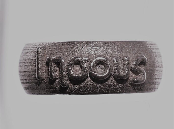 Iesous Greek Ring Size 9 1/2 3d printed