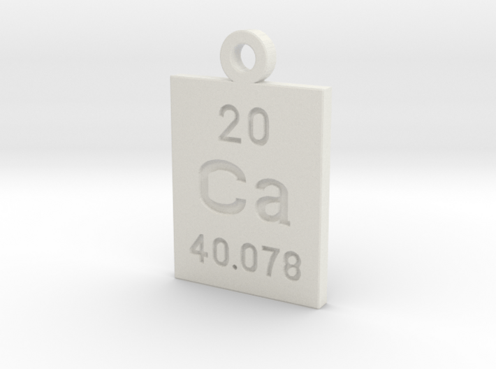 Ca Periodic Pendant 3d printed 
