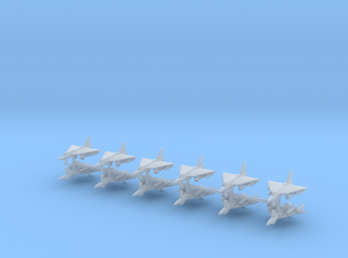 1/350 HAL Tejas Fighter Jet (x12) 3d printed