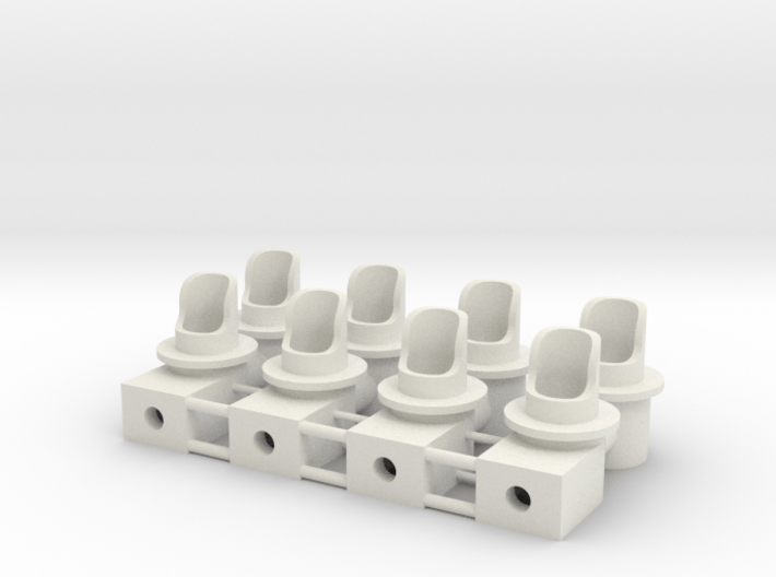 Double Dwarf 3mm Signal Housing 3d printed 