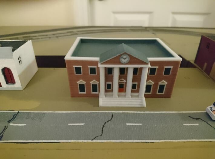 County Courthouse - Zscale 3d printed Photo by Charles Jantzen