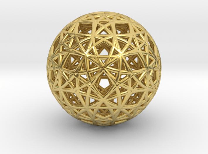 Omega Matter Seed of Life Cube 3d printed