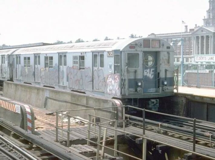 ho scale r16 subway car new york city 3d printed late paint scheme