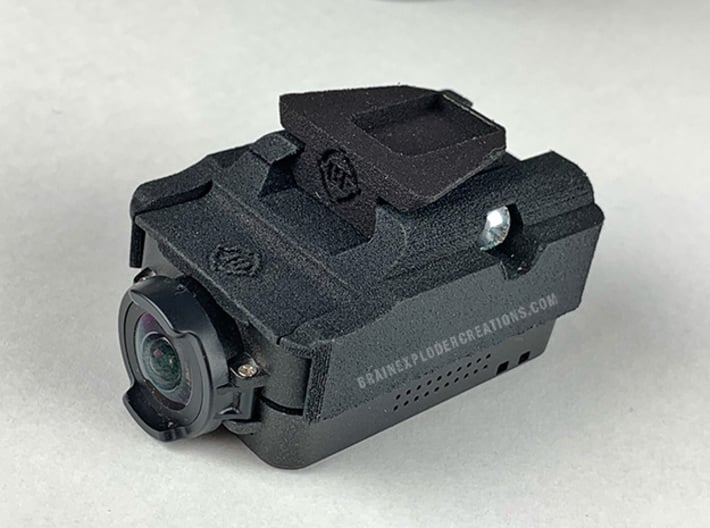 NVG Picatinny Adapter (Wilcox Dovetail / Shoe) 3d printed Shown in Black (Camera not Included)