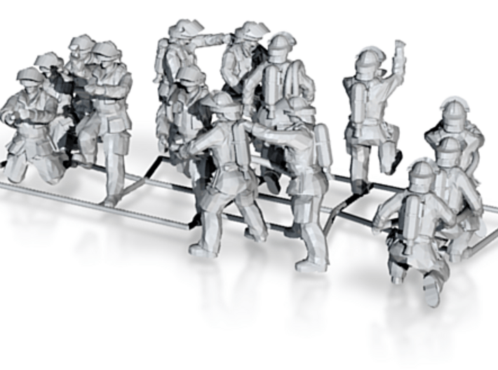 1/160 FireFighters set 1 3d printed 