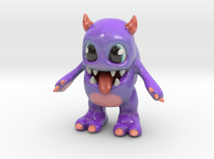Baby Monster Colored 3d printed 