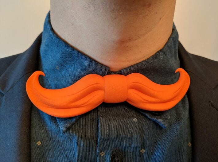 The Handlebar Bow Tie 3d printed