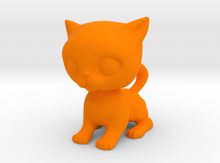 Cute Baby Cat 3d printed