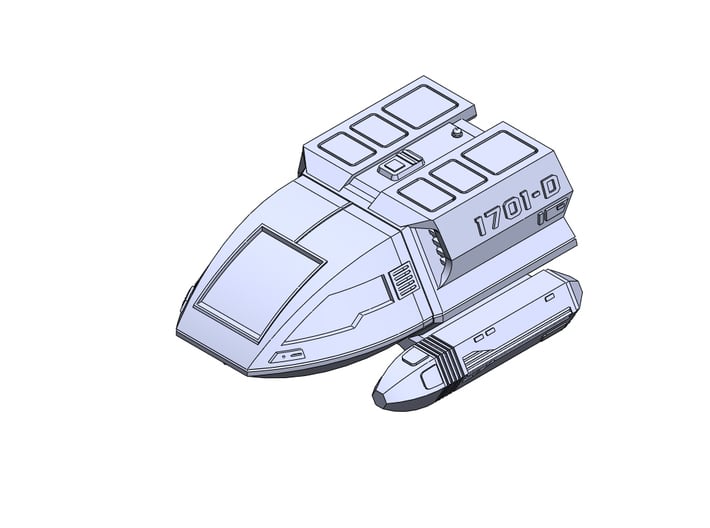 ST Type6 shuttle TNG 3d printed
