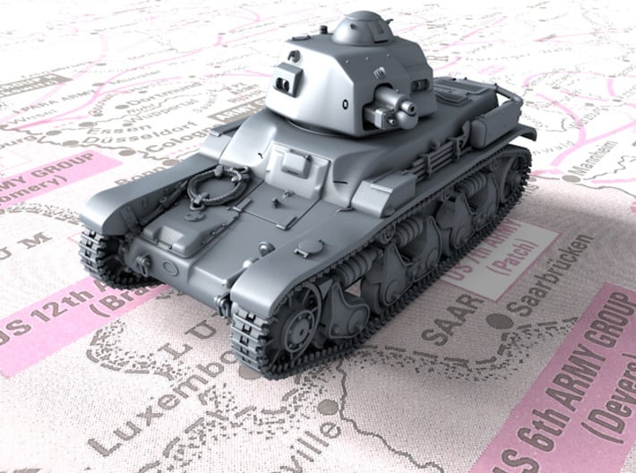 15mm Painted WWII French R-35 Tank Wargaming Model 