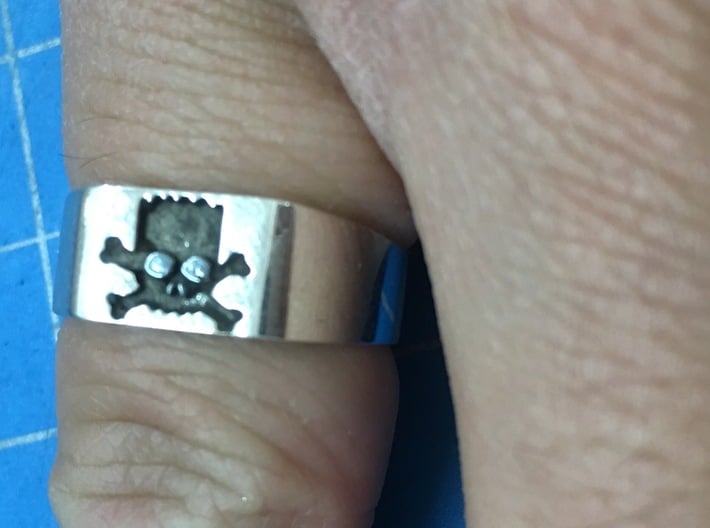 Bort Sampson ring small 3d printed 