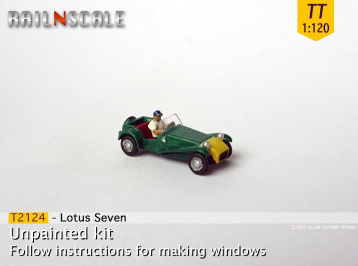 Lotus Seven (TT 1:120) 3d printed 