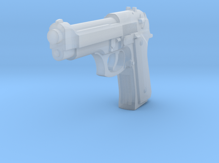 1:3 Miniature Beretta M9 Semi-Automatic Pistol 3d printed 