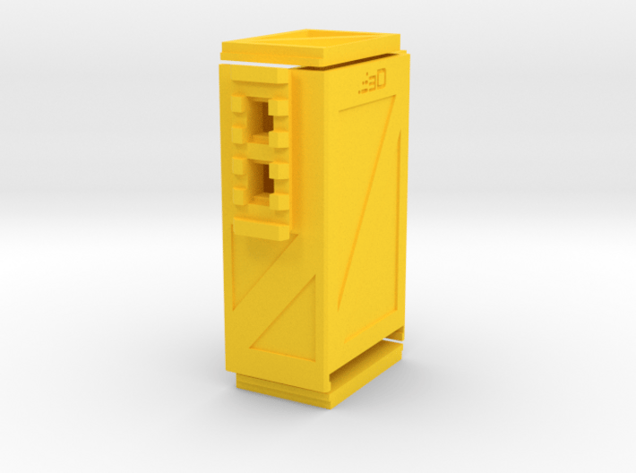 Crate Battery Box (54mm x 35mm x 94mm ID) 3d printed 