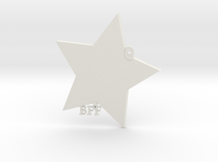 BFF Keychain 3d printed 