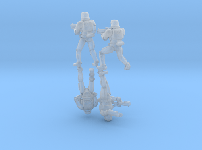 First Troopers Squad A (x4) 3d printed 