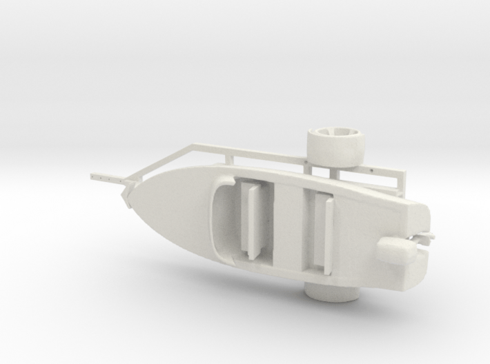 Printle Thing Boat and trailer - 1/24 3d printed