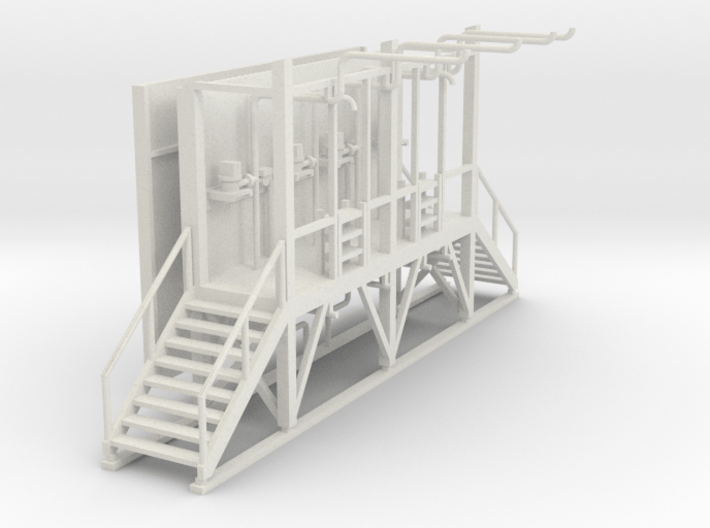 'HO Scale' - Truck Filling Station 3d printed